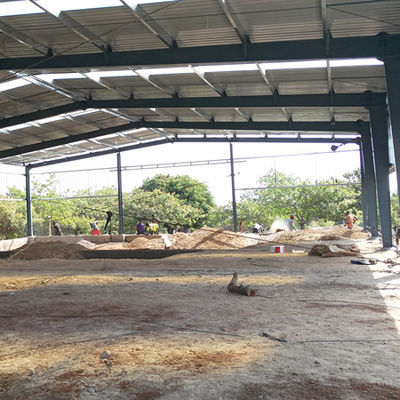 ผลิตและจัดหาโครงสร้างเหล็กสำเร็จรูปสำหรับคลังสินค้าแบบ Portal Frame ที่ออกแบบตามสั่งในประเทศเบนิน