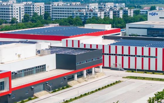 อาคารคลังสินค้าสำเร็จรูปพร้อมรางน้ำสแตนเลสพร้อมแบบ BIM และการออกแบบหลังคาแผ่นเหล็ก